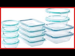 Great product - Snapware Total Solution 24-Pc Glass Food Storage Container Set with Plastic Lids, 4
