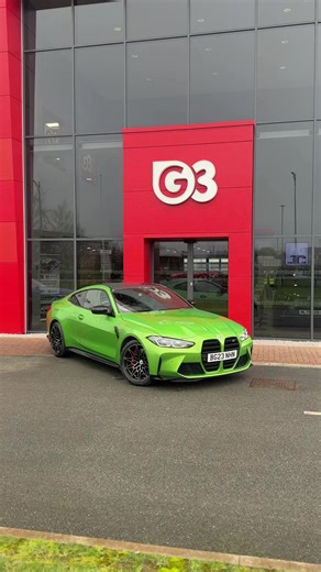 2023 BMW M4 Competition in Java Green 🔥 xDrive with just 22k miles! In today’s Elite sale at G3 Castleford #g3vehicleauctions #g3castleford #ukcarauction
