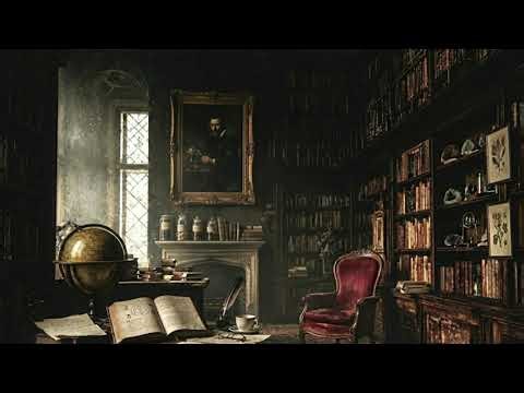 Unwinding the Soul in an Empty Library | Dark Academia Stillness for Deep Rest🕯️📚（集中用BGM)