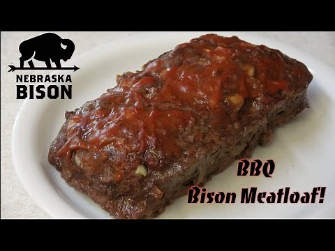 BBQ Nebraska Bison Meatloaf!