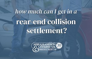 Recent Florida Rear End Collision Settlements - Average Settlement for a Rear End Collision