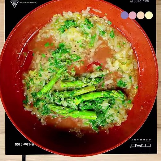 Chicken and Cheese Crepes with Asparagus