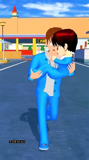 Kenakalan Baby Taiga membuat Yuta takut - Sakura School Simulator - Shorts - Coffin Dance Cover Song