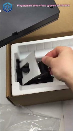 EL016 Time Clocks for Employees Small Business Fingerprint And PIN Clock in And Out Machine