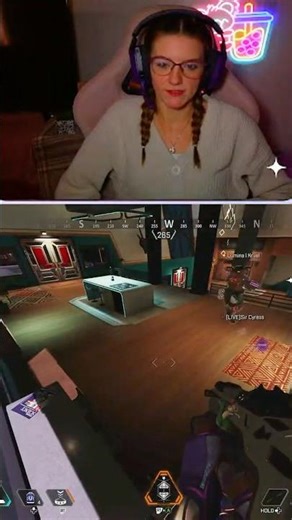 Predator level comms & strat 😲💯 #apexlegends #apex #girlgamer