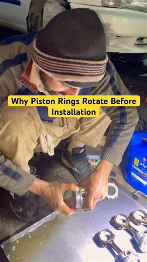 Why Does a Piston Ring Rotate Before Installation? | Engine Overhaul Tip #pistonrings