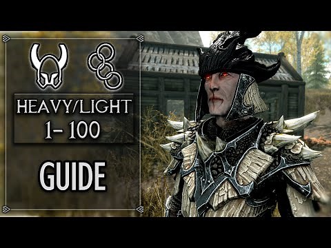 Skyrim - Level Up Light & Heavy Armor To 100 FAST 2024