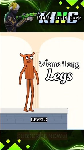 meme long legs level7 🎮 From parody skits to epic meme games that's #games #subscribe #short #shorts