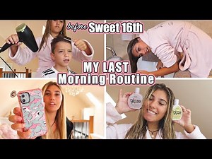 My Last Morning Routine before Sweet 16th! | Rosie McClelland