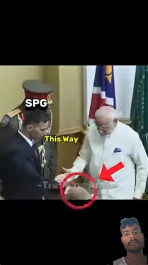 PM Modi's "No Entry" Moment 🚷 ... ..Protocol Boss = SPG 💯 #modi #shorts #viralvideo