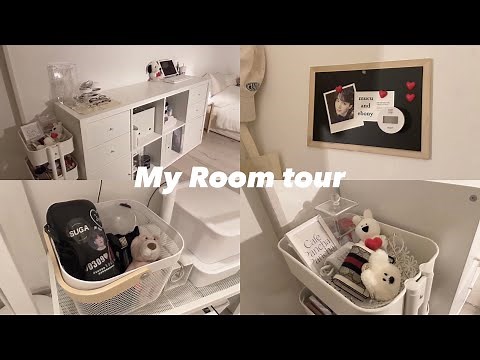 【Room tour】高３生のシンプルな7畳一人部屋紹介♬*°