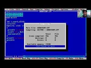 C Program to find sum of number from 1 to 10 using array