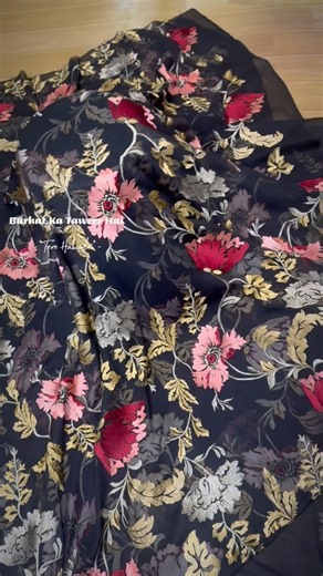 Chiffon 3d work design #shorts