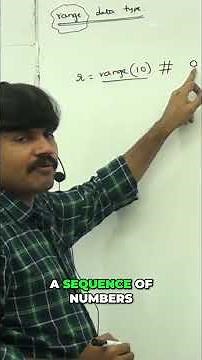 Master Python Range Objects: Simple 0-9 Sequence Explained #shorts