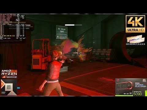 Control 4K Gameplay | MATRIX RTX 5090 | AMD Ryzen 7 9800X3D