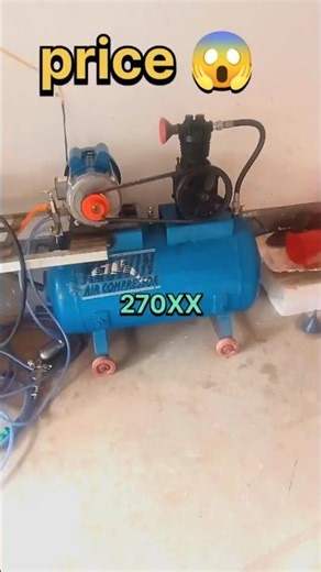 motorcycle গ্যারেজ এয়ার কম্প্রেসার 🥰🥰bike hawa compressor machine 300 tank price 27000