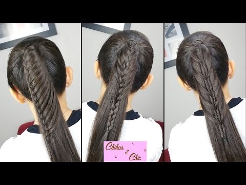 Easy and Quick Hairstyles: Ponytail with all your hair (3 Options!!) | Hairstyles for Long Hair