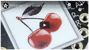 How tri-color e-ink works