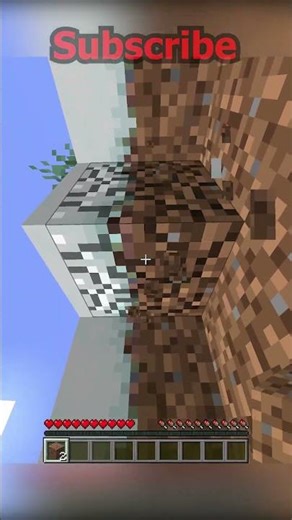 Minecraft, But The World is SIDEWAYS #shorts #minecraft
