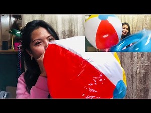 Blow up beach ball