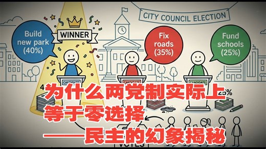 为什么两党制实际上等于零选择——民主的幻象揭秘