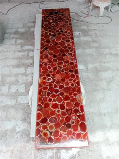 Luxury Red Agate Coffee Table Top | Handmade Royal Agate Center Table Top for Living Room | Agate Patio & Hallway Table | Custom Stone Slab - Etsy