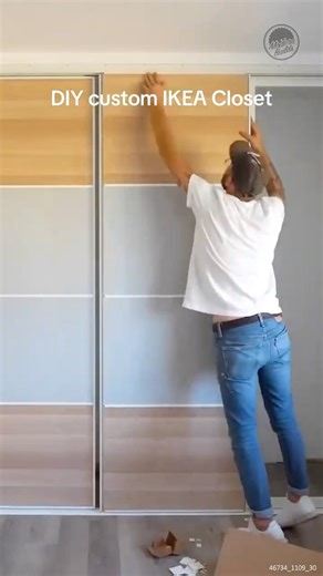 IKEA Sliding Closet Door install!!