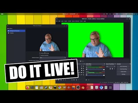 Virtual Greenscreen for Linux with OBS