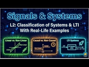 Signals and Systems L2: Classification of Systems & LTI Systems Explained | JUT & AICTE Syllabus