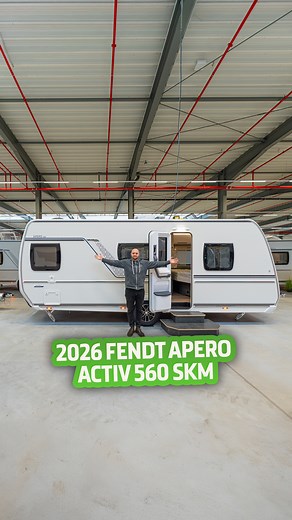 Die Highlights des 2026 Fendt Apero Activ 560 SKM. Welches Fahrzeug würdest du gerne sehen? Schreib es uns doch in die Kommentare!😍 #Fendt #Caravan #urlaub #camping #reisen | Caravan Center Bocholt