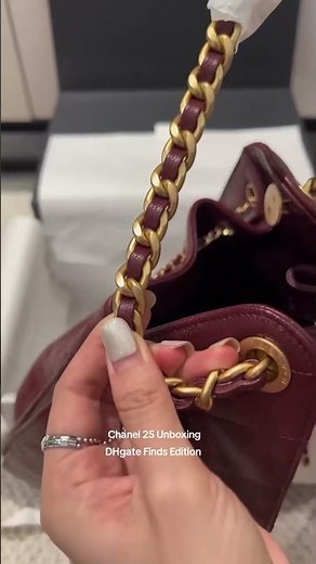 DHgate Chanel 25 Unboxing — SHOCKED #dhgate #yellowapp #dhgatehaul #fashionfinds #viralhaul #fyp
