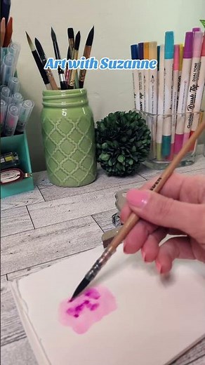 3 Watercolor Techniques for Beginners 🎨💦 #watercolor #watercolorpainting #painting