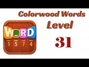 Colorwood Words Level 31 Answers | Colorwood Words - Cryptogram