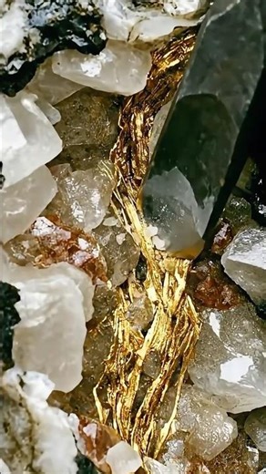 WHAT'S INSIDE This Rock! 😱 #shorts #gold #mining