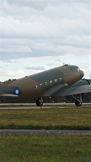 The DC-3, C-47; Dakota, Skytrain, Gooney Bird, whatever you know it as, it’s a legend. This is the RAF Battle of Britain Memorial Flight Dakota in the markings of 31 Squadron South East Asia Command ✈️ 🌍 #dc3 #dakota #c47 | Turn 'n' Burn