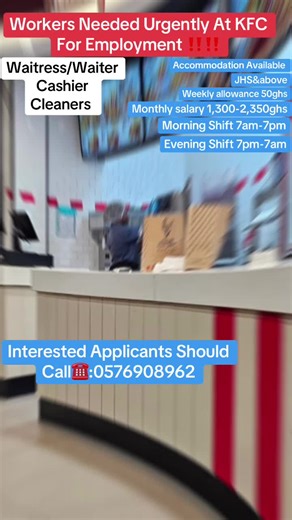 Urgent Job Openings at KFC: Apply Now