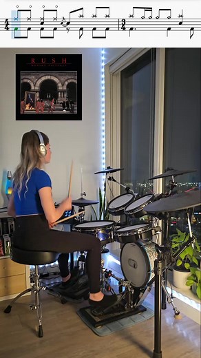 Part 2: Limelight by Rush #drums #drummer #drum #drumcover #music #artist #girls #roland #vdrums #vicfirth #learnontiktok #artistsoftiktok #musician #musiciansoftiktok #drummergirl #drumming #learn #femaledrummer #rock #progressive#neilpeart #rush#movingpictures