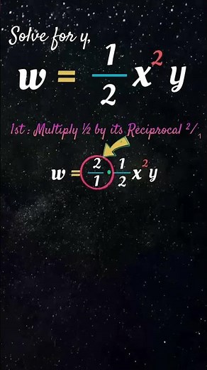 Isolating Variables Easy!! (Algebra 1)
