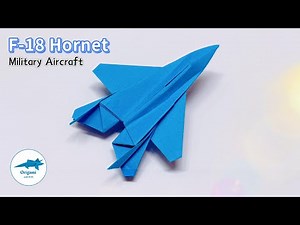 🔥Epic Origami F-18 Super Hornet – Easy Paper Plane Tutorial!