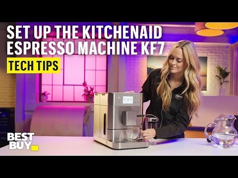 Setting Up the KitchenAid Fully Automatic Espresso Machine KF7 – Tech Tips from Best Buy