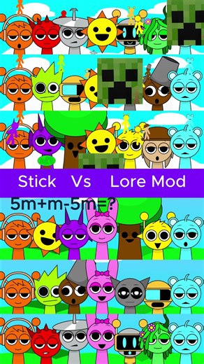 Incredibox Sprunki (Stick Vs Lore Mod) - The Full Gameplay!