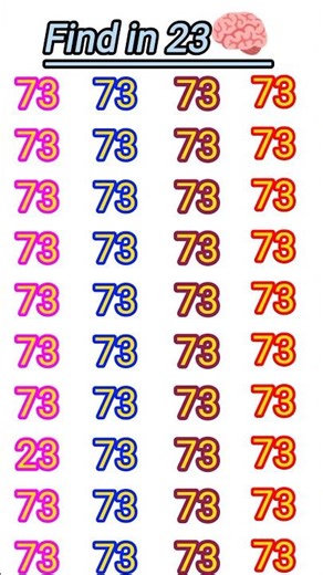 #Find 23 #PuzzleGame #Shorts #ViralChallenge.########