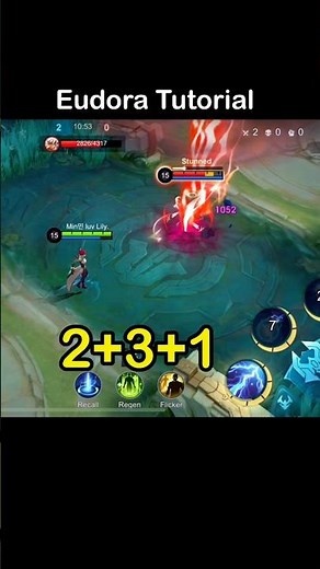 ✅Eudora Tutorial Pro Combo Guide for Instant Kill #mlbb