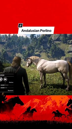 Rare Andalusian Perlino Horse in Red Dead Redemption 2