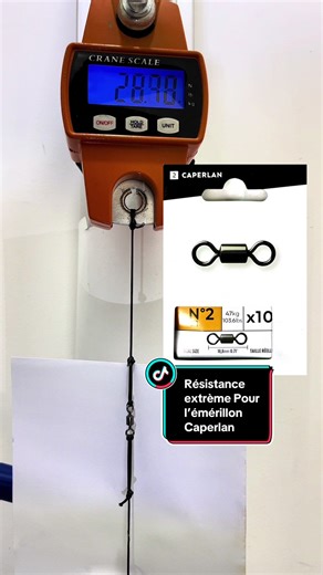 Pêche du silure Émerillon caperlan résistance annoncée, 47 kg ##pêche##silure##fishing##piketest de résistance sur banc d’essai de traction, en condition extrême, ne tient pas compte du travail de la canne, du moulinet, ainsi que de la poussée d’Archimède .