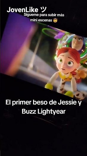 Jessie and Buzz Lightyear's first kiss in Toy Story 5 #kisses #love #jessie #buzzlightyear