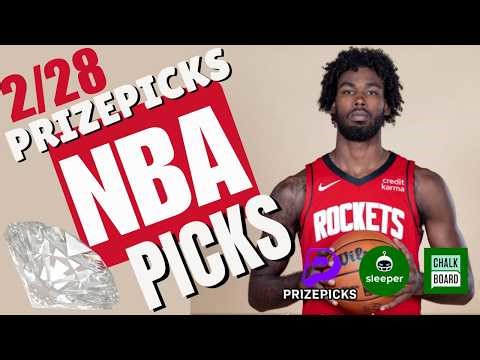 NBA PRIZEPICKS | PROP PICKS | SATURDAY | 2/28/2025 | NBA BETTING | NBA PROPS