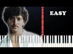 Benson Boone - Slow It Down (EASY Piano Tutorial)