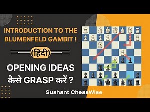 How To Use The Blumenfeld Gambit ? | हिंदी | Theory And Practice LIVE Game ! #gambitforblackhindi