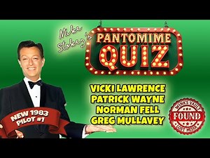 Pantomime Quiz|NEW 1983|Pilot 1